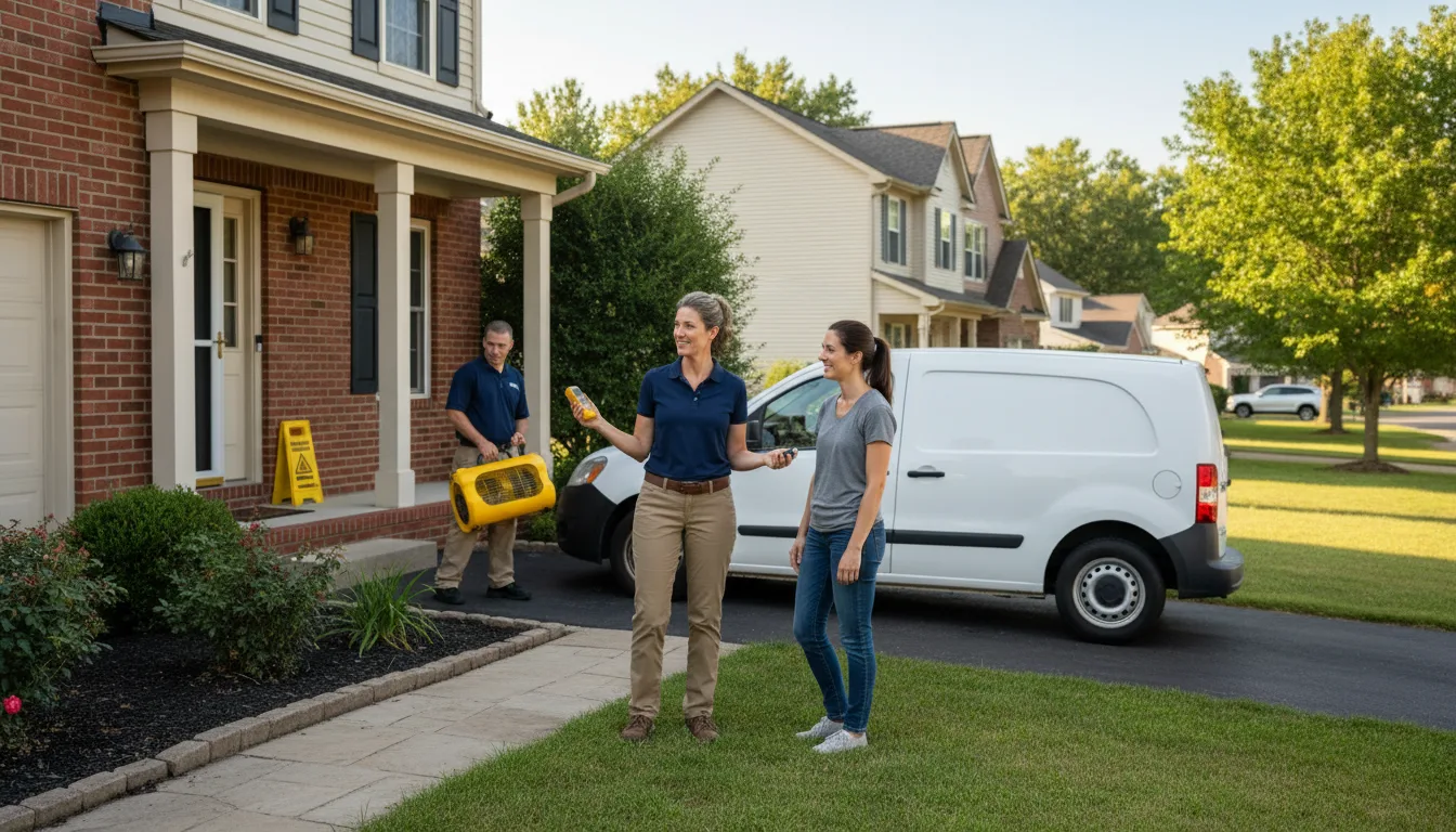 Water restoration image for Home Water Damage Repair in Bankston, AL